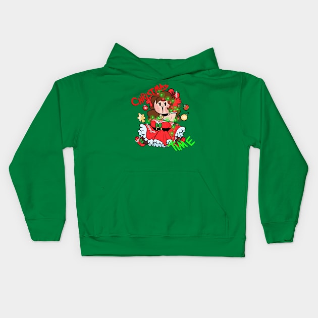 Christmas Time! Kids Hoodie by BefishProductions